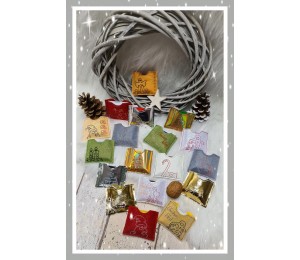 Stickserie ITH - 18 Mini Hüllen Motivborte Weihnachten